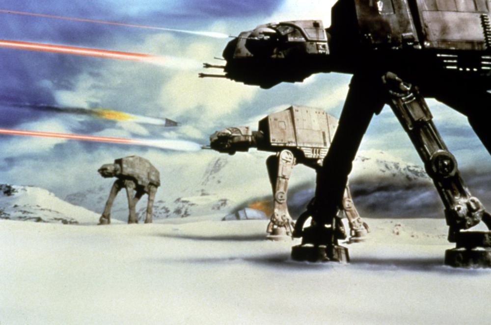 THE EMPIRE STRIKES BACK, battle wagon war machines on the march, 1980. ©Lucasfilm Ltd. /