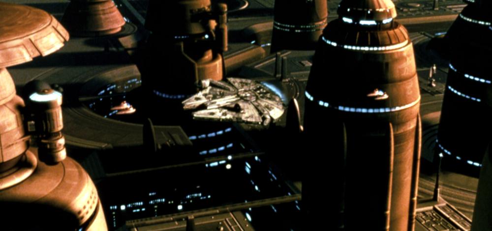 THE EMPIRE STRIKES BACK, futuristic city, 1980. ©Lucasfilm Ltd. /