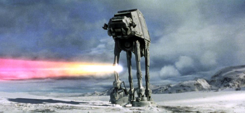 THE EMPIRE STRIKES BACK, battle wagon on the march, 1980. ©Lucasfilm Ltd. /