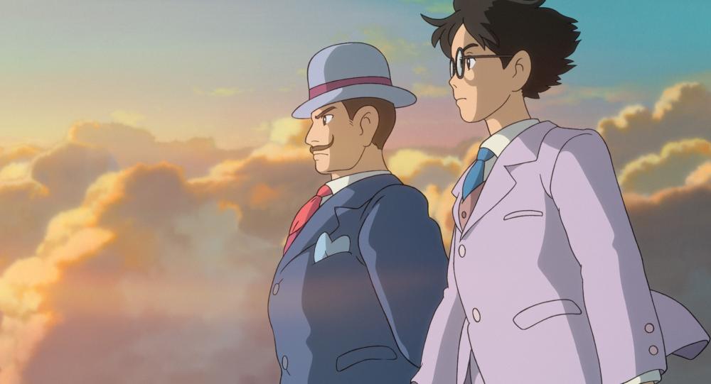 THE WIND RISES, (aka KAZE TACHINU), from left: Caproni, Jiro Horikoshi, 2013. ©Touchstone Pictures