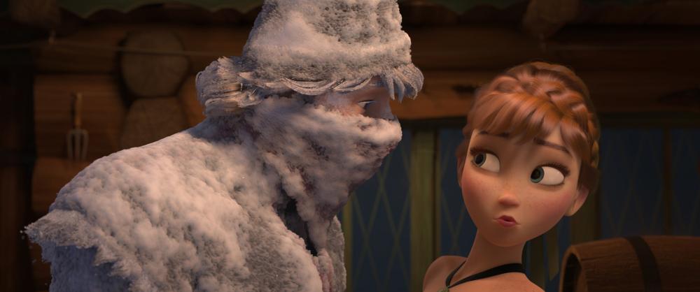 FROZEN, from left: Kristoff (voice: Jonathan Groff), Anna (voice: Kristen Bell), 2013. ©Walt Disney Pictures
