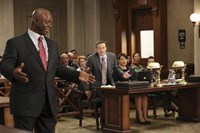 Grey's Anatomy, from left: Robert Wisdom, James Pickens Jr., Sarah Drew, Currie Graham, Sara Ramirez, 'Sorry Seems to be the Hardest Word', Season 10, Ep. #9, 11/14/2013, ©ABC
