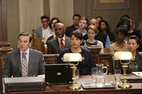 Grey's Anatomy, from left: Currie Graham, James Pickens Jr., Sara Ramirez, Sarah Drew, 'Sorry Seems to be the Hardest Word', Season 10, Ep. #9, 11/14/2013, ©ABC