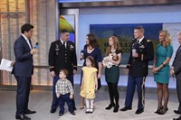 Good Morning America, Josh Elliott (L), Lara Spencer (C), Sam Champion (R), 'Season', ©ABC