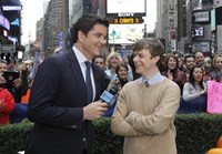 Good Morning America, Josh Elliott (L), Dane DeHaan (R), 'Season', ©ABC