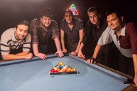 The Birthday Boys, from left: Matt Kowalick, Mike Mitchell, Mike Hanford, David Ferguson, Tim Kalpakis, 10/18/2013, ©IFC