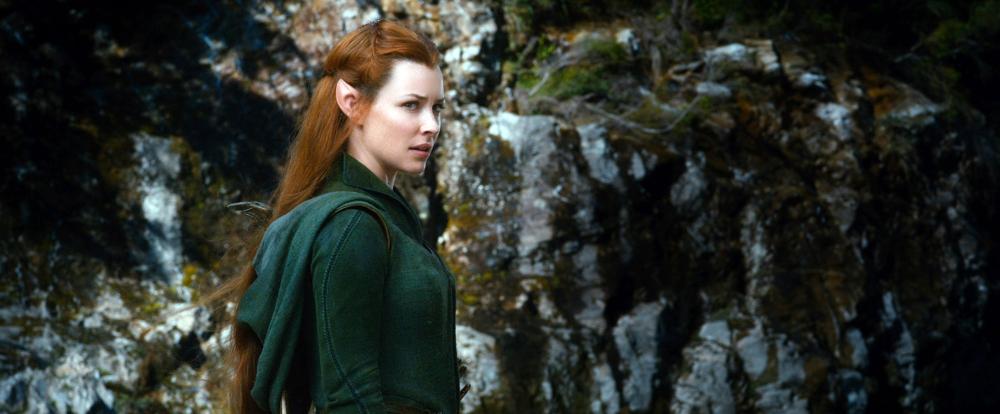THE HOBBIT: THE DESOLATION OF SMAUG, Evangeline Lilly, 2013./©Warner Bros. Pictures