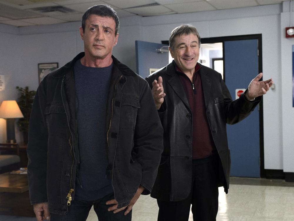 GRUDGE MATCH, from left: Sylvester Stallone, Robert De Niro, 2013. ph: Ben Rothstein/©Warner Bros.