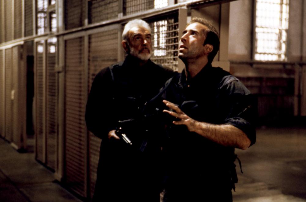 THE ROCK, Sean Connery, Nicolas Cage, 1996(c) Buena Vista Pictures.