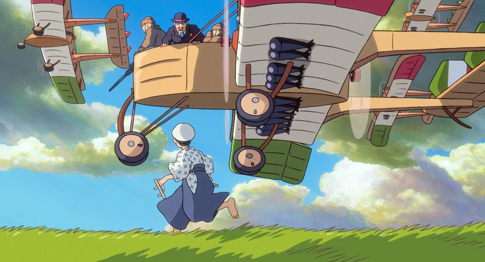 THE WIND RISES, (aka KAZE TACHINU), top center: Caproni, 2013. ©Touchstone Pictures