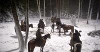 BEAUTY AND THE BEAST, (aka LA BELLE ET LA BETE), center, from left: Myriam Charleins, Eduardo Noriega, 2014. ©Pathe
