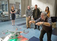 Intelligence, from left: Marg Helgenberger, John Billingsley, Josh Holloway, P.J. Byrne, Meghan Ory, 'Patient Zero', Season 1, Ep. #6, 02/10/2014, ©CBS