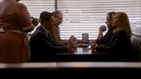 Intelligence, John Billingsley (L), P.J. Byrne (C), Marg Helgenberger (R), 'The Event Horizon', Season 1, Ep. #12, 03/24/2014, ©CBS