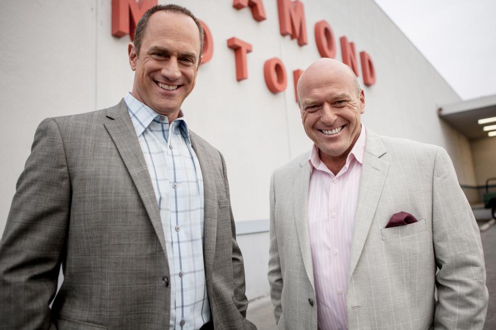 SMALL TIME, from left: Christopher Meloni, Dean Norris, 2014. ©Anchor Bay Entertainment