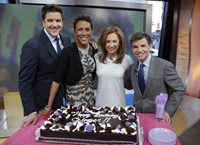 Good Morning America, from left: Josh Elliott, Robin Roberts, Ginger Zee, George Stephanopoulos, 'Season', ©ABC
