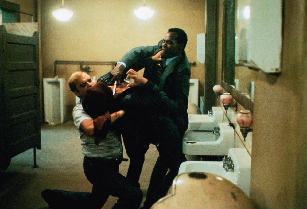 WITNESS, Danny Glover (right), 1985, © Paramount