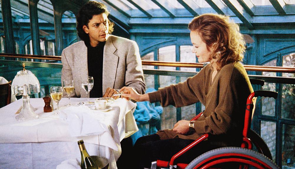 TWISTED OBSESSION, (aka EL SUENO DEL MONO LOCO), from left: Jeff Goldblum, Miranda Richardson, © Majestic Films