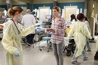 Grey's Anatomy, Sarah Drew (L), Tessa Ferrer (R), 'Fear (of the Unknown)', Season 10, Ep. #24, 05/15/2014, ©ABC