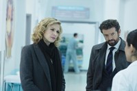 Motive, Kristin Lehman (L), Louis Ferreira (C), Aliza Vellani (R), 'Angels with Dirty Faces', Season 2, Ep. #8, 07/16/2014, ©ABC