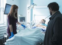 Motive, Lauren Holly (L), Alexander Calvert (C), Louis Ferreira (R), 'Angels with Dirty Faces', Season 2, Ep. #8, 07/16/2014, ©ABC