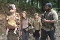 The Walking Dead, from left: Melissa McBride, Kylie Szymanski, Brighton Sharbino, Chad L Coleman, 'Inmates', Season 4, Ep. #10, 02/16/2014, ©AMC