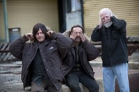 The Walking Dead, Norman Reedus (L), Scott Wilson (R), 'A', Season 4, Ep. #16, 03/30/2014, ©AMC