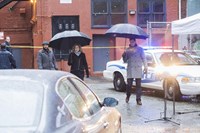 Motive, Louis Ferreira (L), Kristin Lehman (C), Brendan Penny (R), 'A Bullet for Joey', Season 2, Ep. #11, 08/13/2014, ©ABC