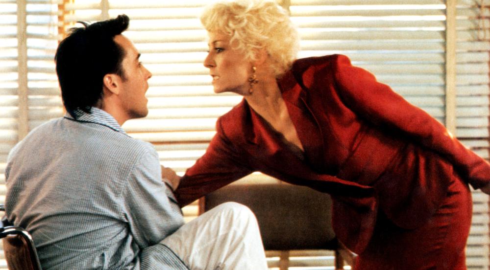 THE GRIFTERS, John Cusack, Anjelica Huston, 1990, (c) Miramax