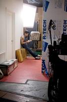 WHITE BIRD IN A BLIZZARD, director Gregg Araki, on set, 2014. ph: Matt Kennedy/©Magnolia Pictures