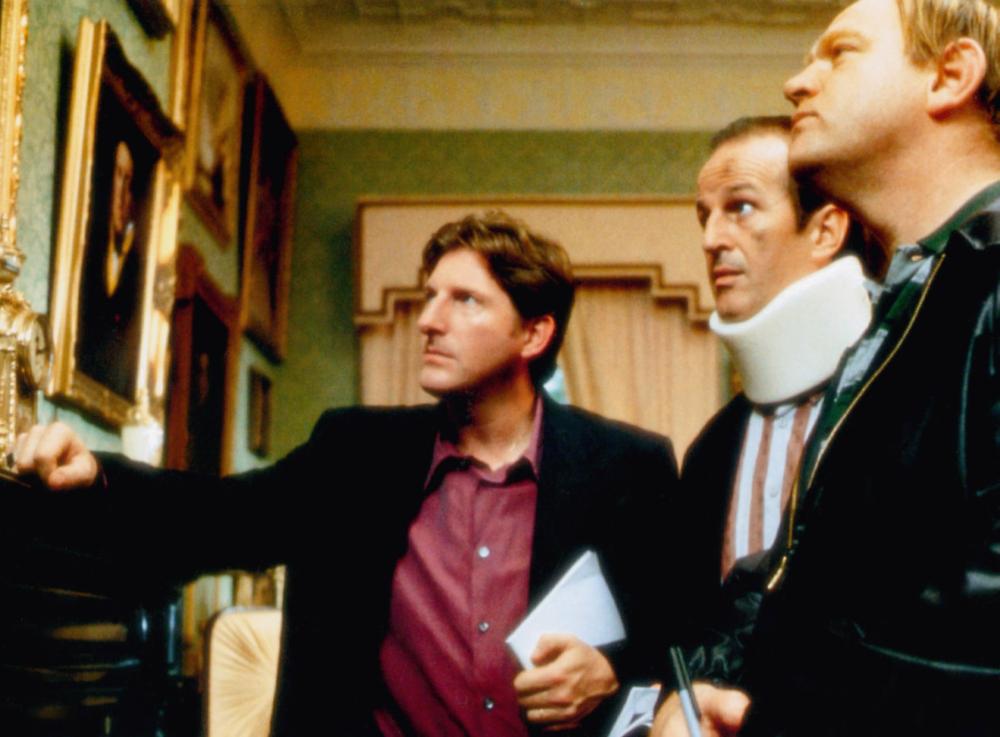 THE GENERAL, from left: Adrian Dunbar, Sean McGinley, Brendan Gleeson, 1998, © Sony Pictures Classics