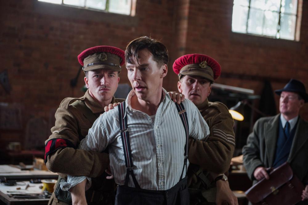 THE IMITATION GAME, Benedict Cumberbatch as Alan Turing (second from left), 2014. ph: Jack English/© Weinstein Company