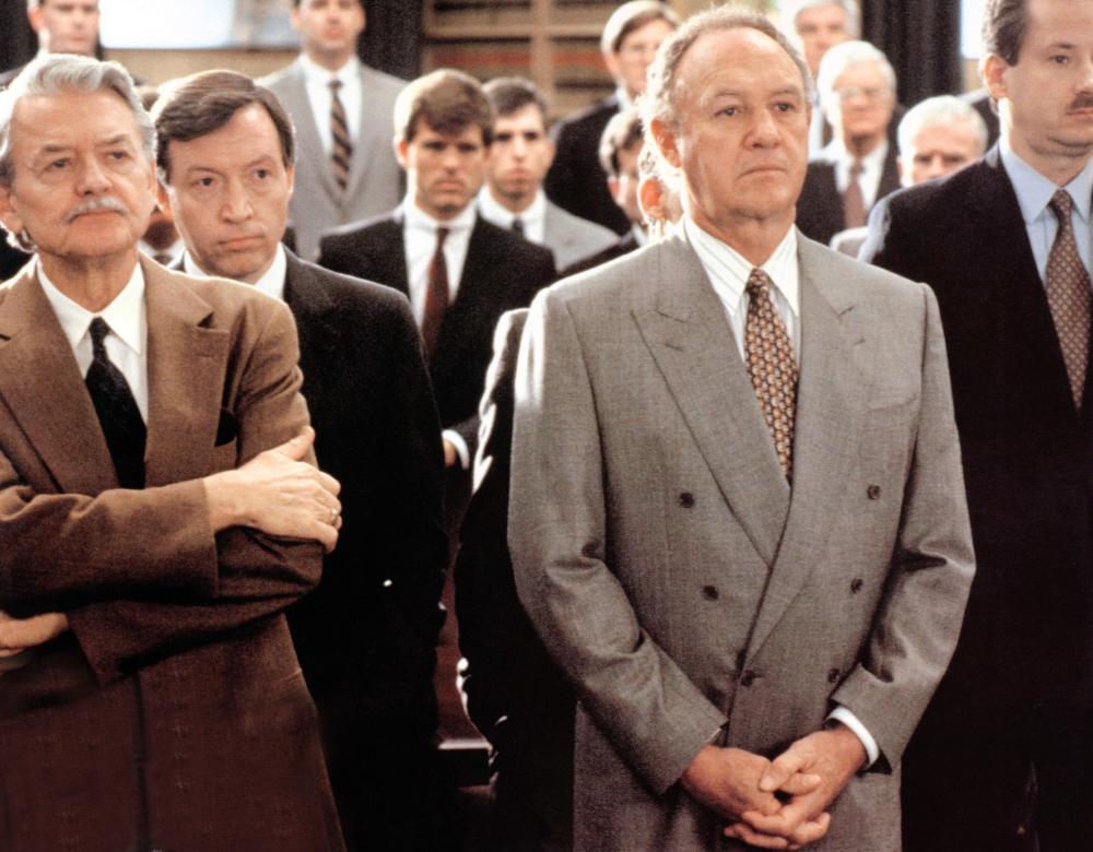 THE FIRM, from left: Hal Holbrook, Gene Hackman, 1993. ©Paramount Pictures