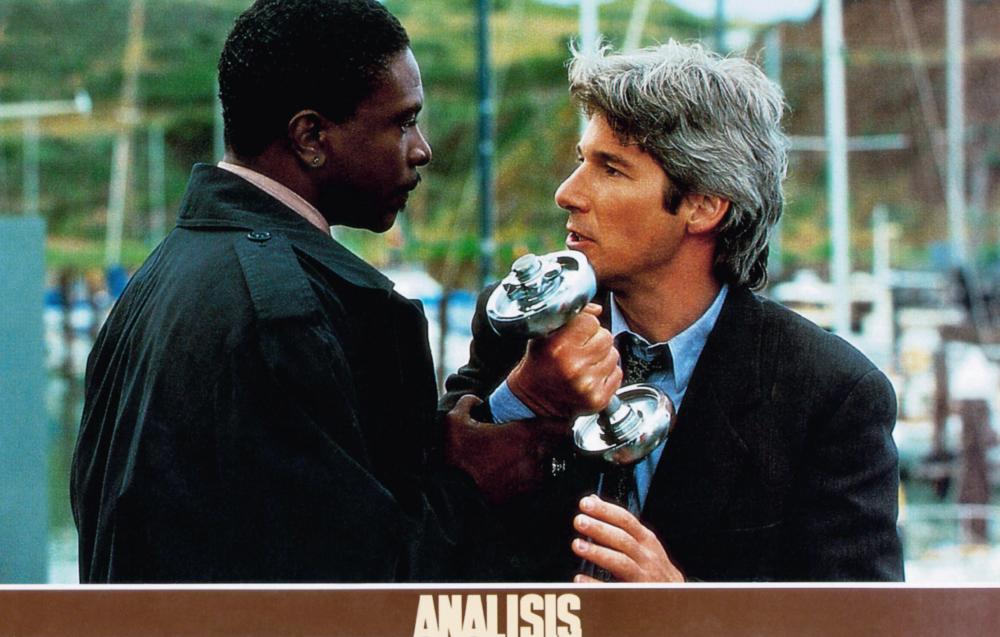 FINAL ANALYSIS, from left: Keith David, Richard Gere, 1992, © Warner Brothers