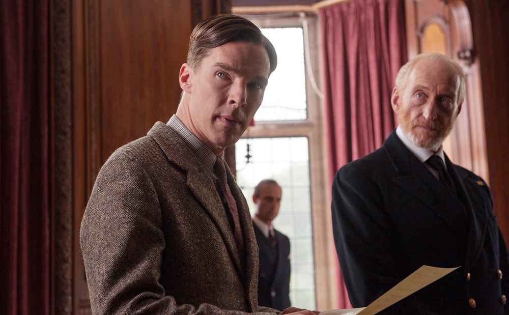 THE IMITATION GAME, from left: Benedict Cumberbatch as Alan Turing, Charles Dance, 2014. ph: Jack English/©Weinstein Company