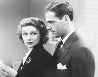 BEAUTY FOR THE ASKING, from left: Lucille Ball, Patric Knowles, 1939