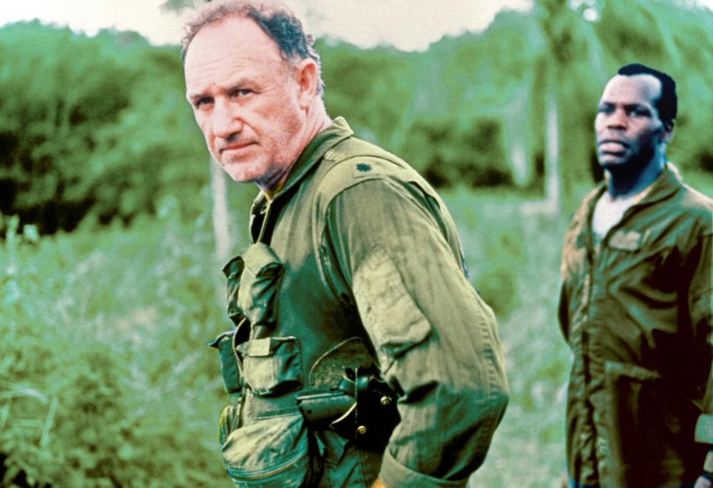 BAT 21, from left: Gene Hackman, Danny Glover, 1988. ©TriStar Pictures