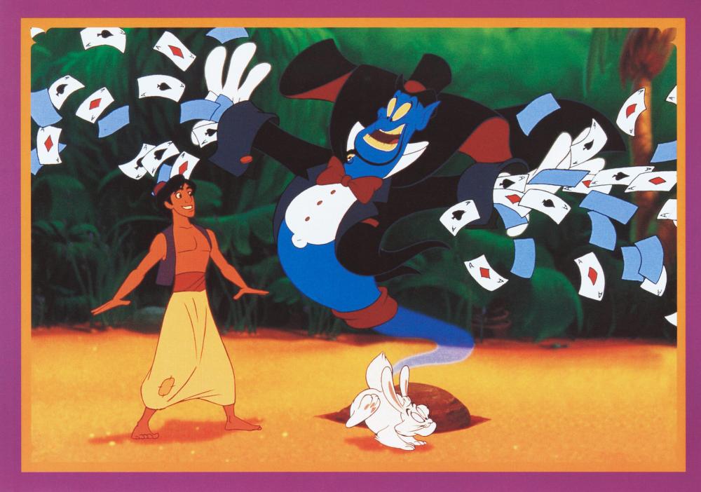 ALADDIN, from left: Aladdin, Genie, 1992. ©Walt Disney Pictures /